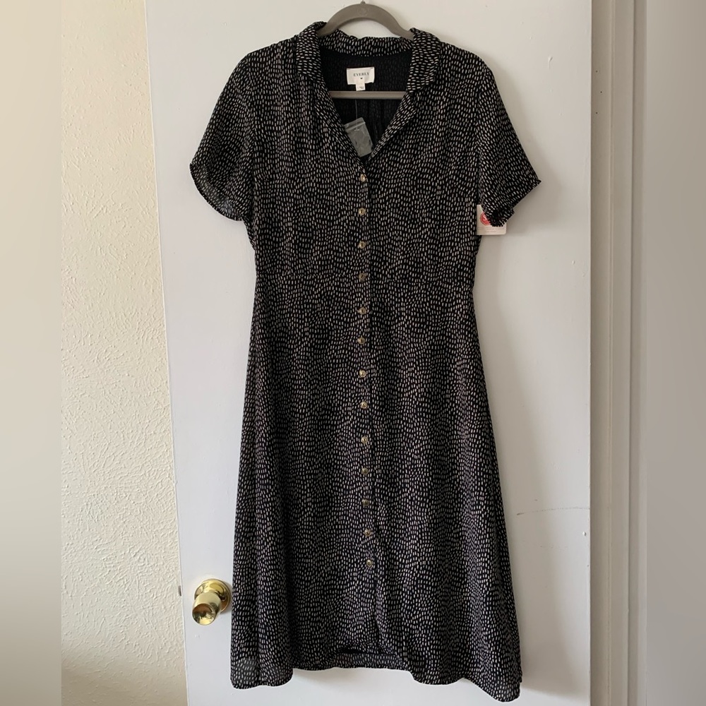 Everly Midi Dress in Black